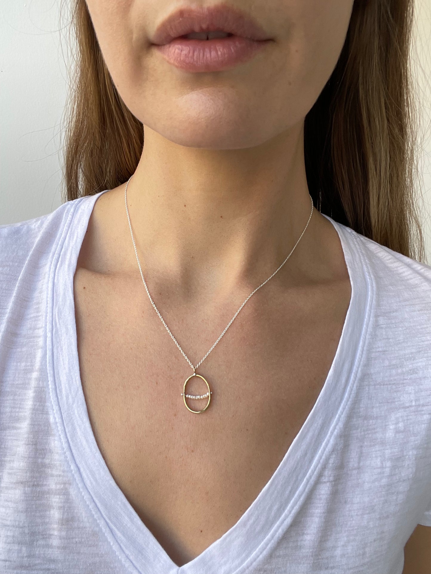 baby seed pearl necklace