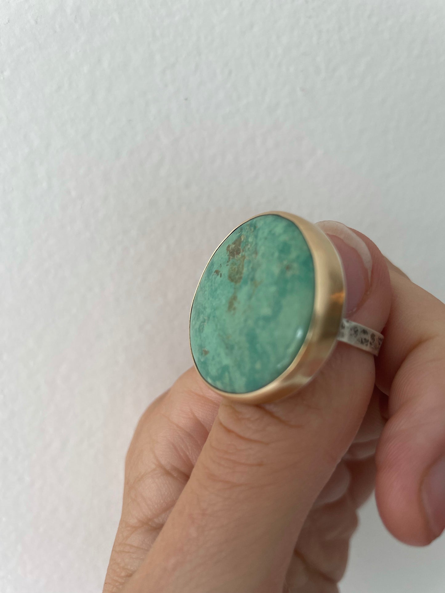 large turquoise ring