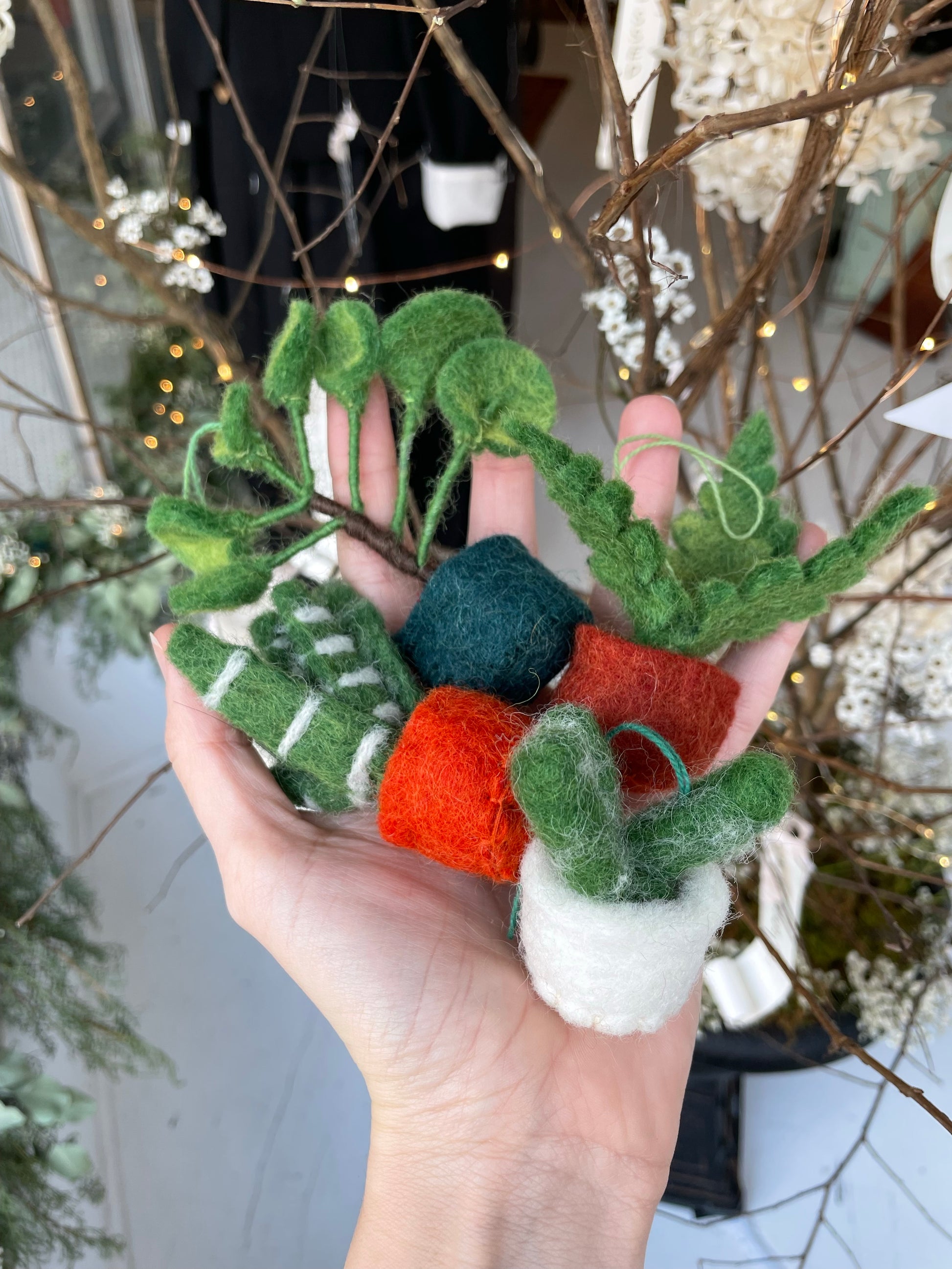 a houseplant ornament