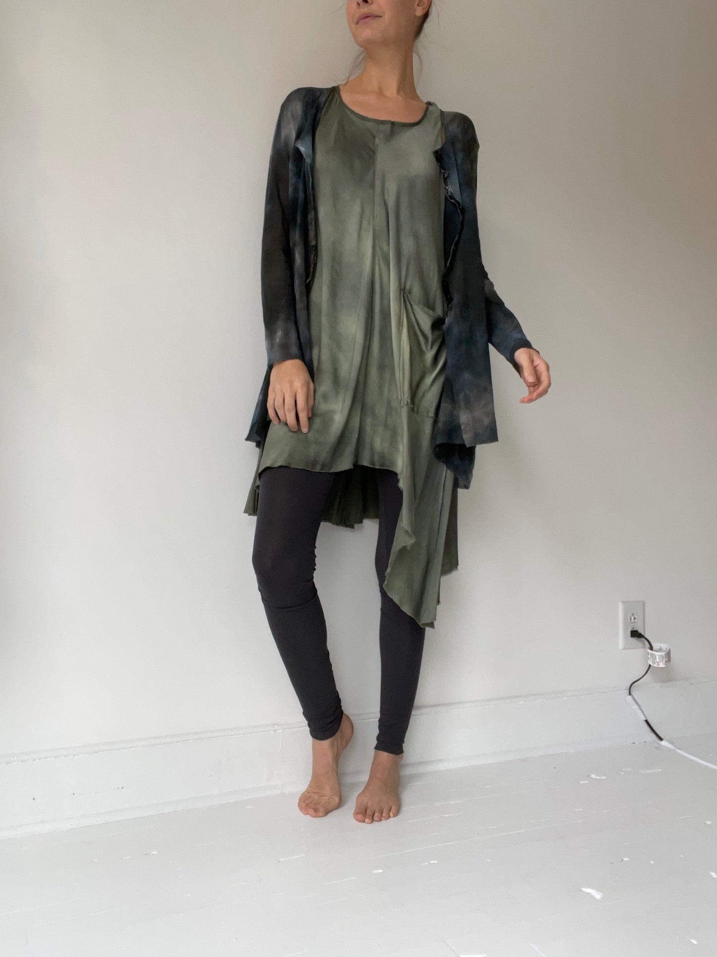 preloved tie dye cardigan