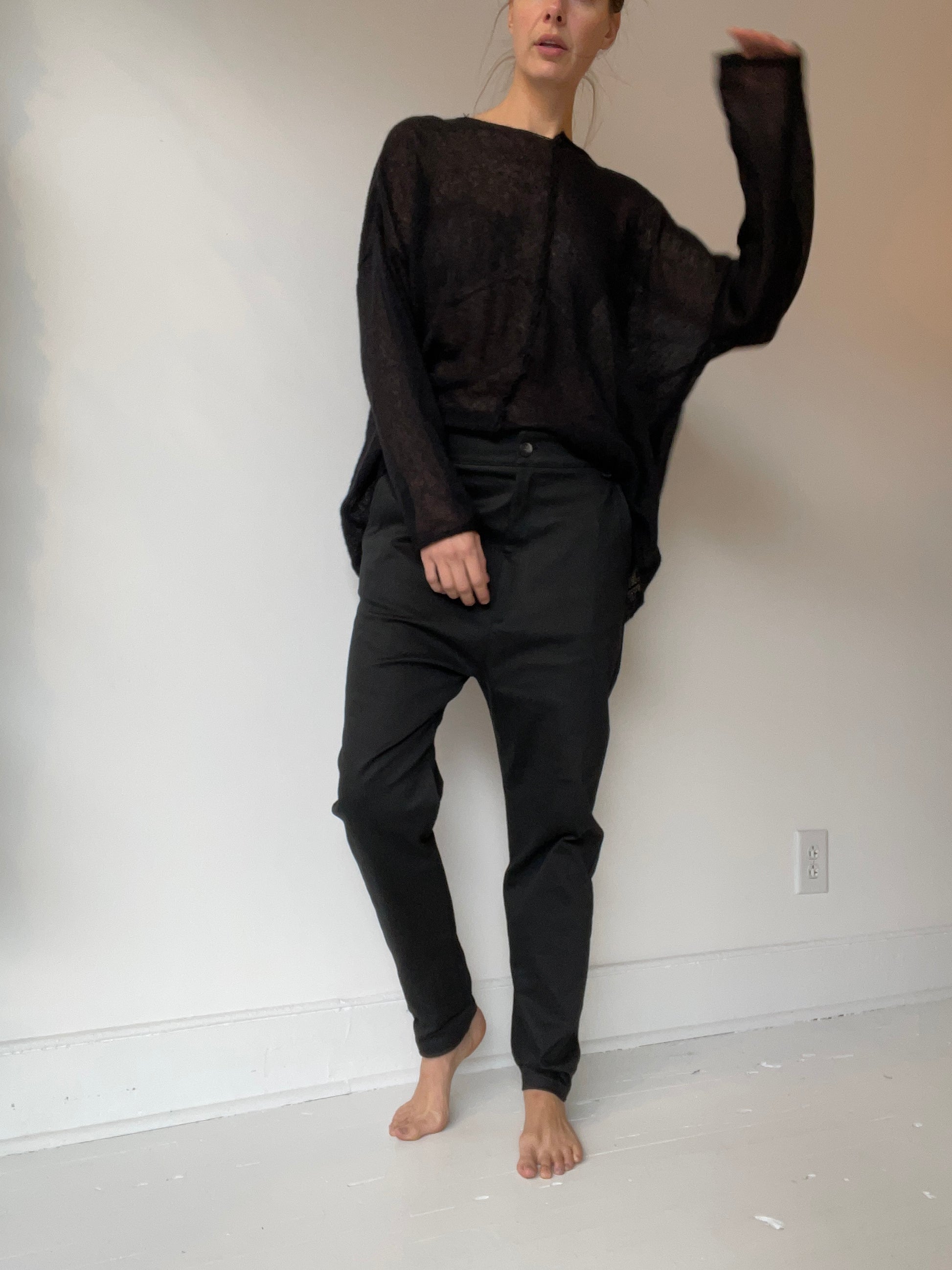 a pal offner b. low trouser pants