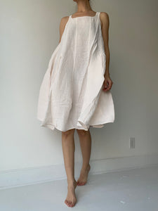 linen rose dress