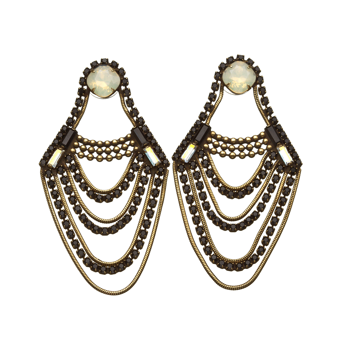 a madison earrings by lionette swarovski crystal